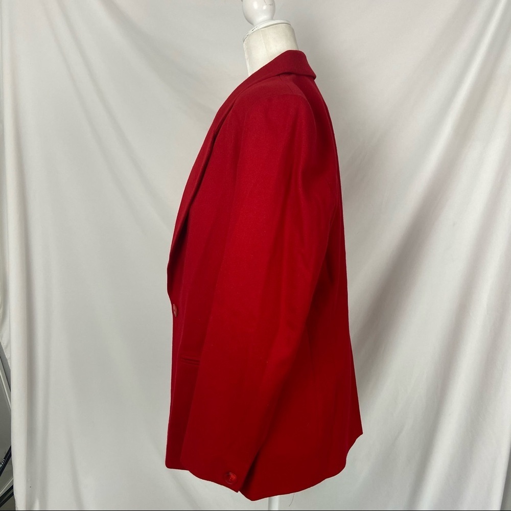 Vintage Pendleton Wool Red Blazer - image 7